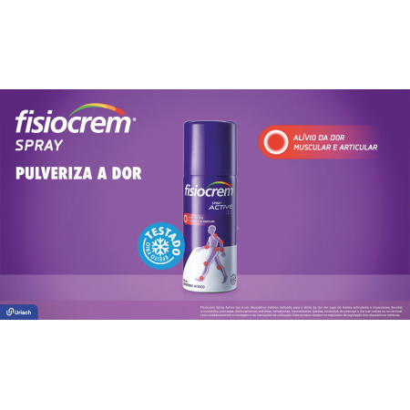 FISIOCREM SPRAY ACTIVE ICE EFECTO FRIO 150 ML