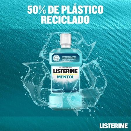 LISTERINE MENTOL +50% GRATIS ENJUAGUE BUCAL 750 ML