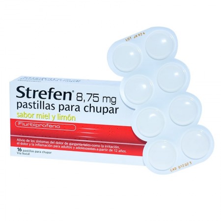 STREFEN 8.75 MG 16 PASTILLAS PARA CHUPAR MIEL Y LIMON