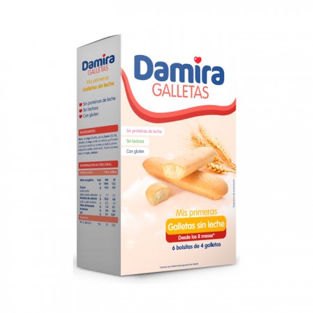 DAMIRA MIS PRIMERAS GALLETAS SIN LECHE 24 GALLETITAS 150 G