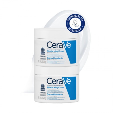 CERAVE DUPLO 2ªUD 50% CREMA HIDRATANTE PIEL MUY SECA 2 X 340 G