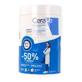 CERAVE DUPLO 2ªUD 50% CREMA HIDRATANTE PIEL MUY SECA 2 X 340 G