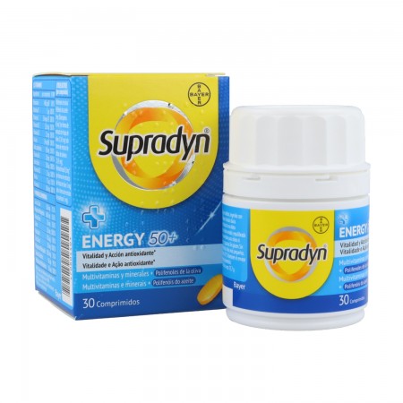 SUPRADYN ENERGY 50+ PACK AHORRO VITALIDAD Y ANTIOXIDANTES 90 COMPRIMIDOS + 30 GRATIS