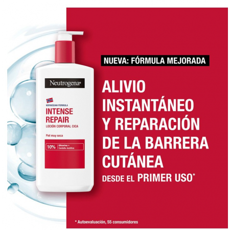 NEUTROGENA LOCION CORPORAL CICA REPARACION INTENSA PIEL MUY SECA Y RUGOSA 400 ML