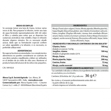 COLIGAS FAST FILTROS 20 BOLSITAS INFUSIONES