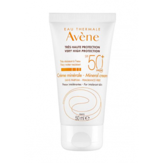 AVENE MINERAL SPF50+ PANTALLA FISICA CREMA SIN PERFUME 50 ML