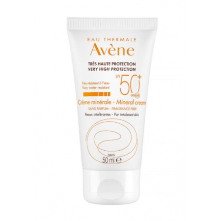 AVENE MINERAL SPF50+ PANTALLA FISICA CREMA SIN PERFUME 50 ML