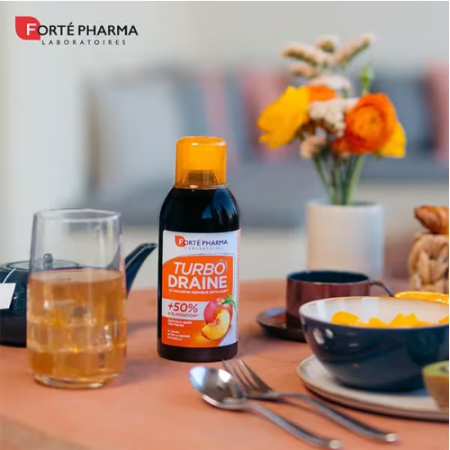 TURBOSLIM DRENANTE SABOR A TE VERDE DE MELOCOTÓN SOLUCIÓN ORAL 500 ML