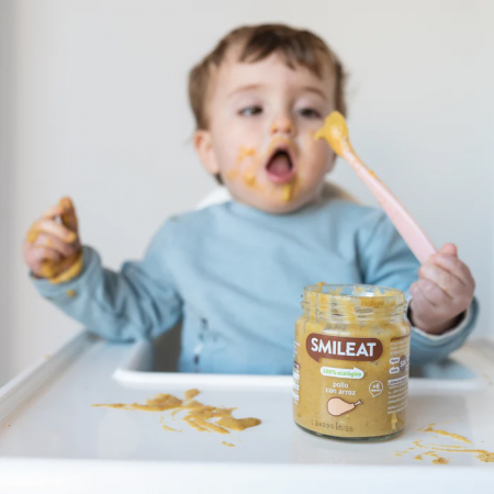 SMILEAT ECOLOGICO SABOR POLLO CON ARROZ TARRITO 230 G