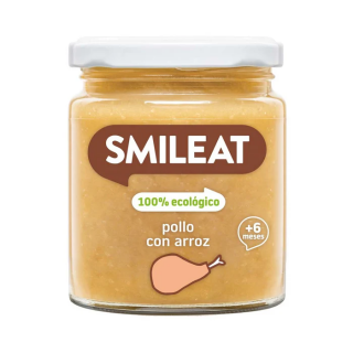 SMILEAT ECOLOGICO SABOR POLLO CON ARROZ TARRITO 230 G