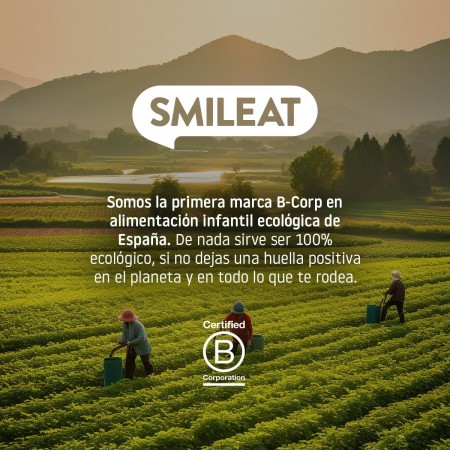 SMILITOS SNACK ECO SMILEAT CON MANZANA Y PLATANO BOLSA 25 G