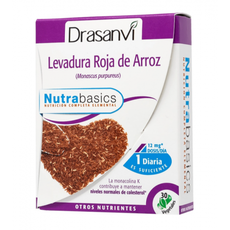 DRASANVI LEVADURA DE ARROZ ROJO (2.9 MONACOLINA K) 30 CAPSULAS