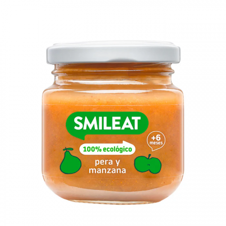 SMILEAT ECO TARRITO DE PERA Y MANZANA 130G