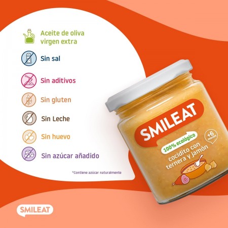 SMILEAT TARRITO DE COCIDITO CON TERNERA Y JAMON 230G