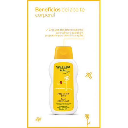 WELEDA BABY BAÑO BUENAS NOCHES SIN ACLARADO 200 ML