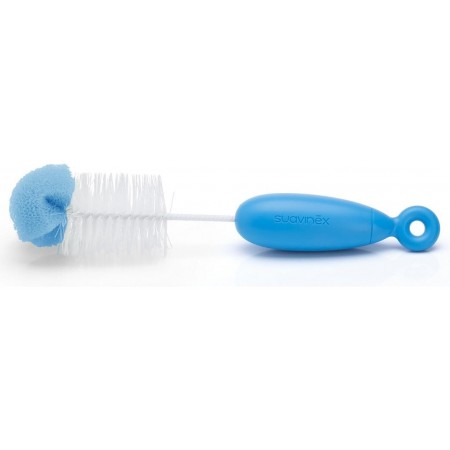 SUAVINEX CEPILLO LIMPIABIBERON DUO: CEPILLO LIMPIABIBERONES +  CEPILLO DE TETINAS