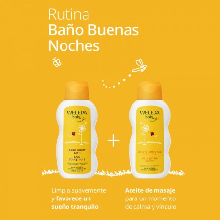 WELEDA BABY ACEITE CORPORAL EXTRASUAVE DE CALENDULA 200 ML