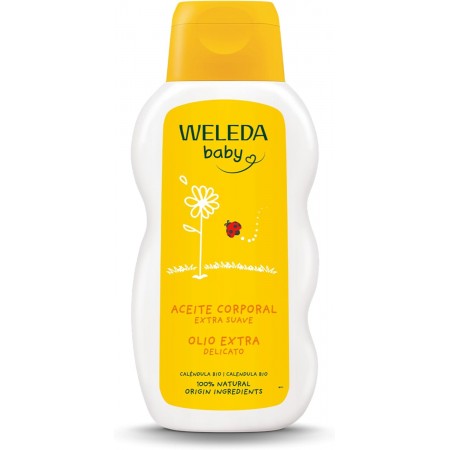 WELEDA BABY ACEITE CORPORAL EXTRASUAVE DE CALENDULA 200 ML