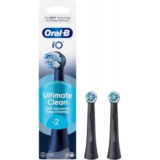ORALB RECAMBIOS CABEZAL CEPILLO ELECTRICO IOS ULTIMATE CLEAN 2 RECAMBIOS COLOR NEGRO