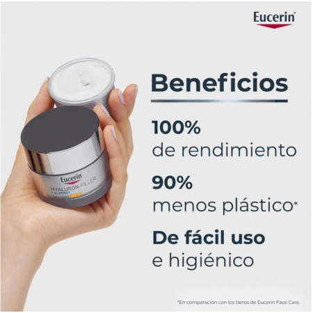 EUCERIN PACK HYALURON FILLER 3X EFFECT CREMA DE DIA FPS30 50 ML + RECARGA HYALURON FILLER DIA 50ML