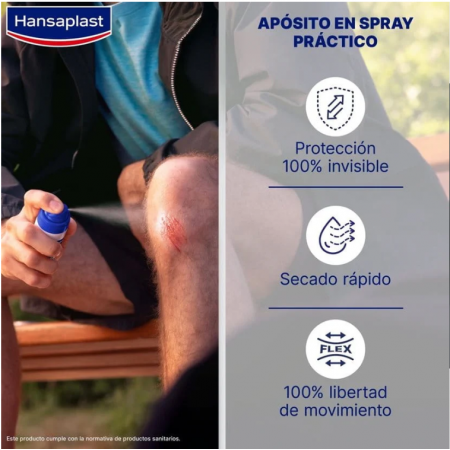 HANSAPLAST MED SECOND SKIN APOSITO EN SPRAY 40 APLICACIONES