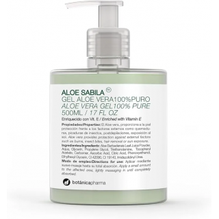 BOTANICAPHARMA GEL PURO DE ALOE VERA 100% HIDRATANTE 500 ML
