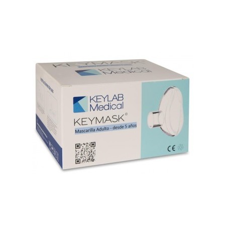 KEYMASK MASCARILLA DE INHALACION OPTICHAMBER / PROCHAMBER NIÑOS +6 AÑOS Y ADULTOS
