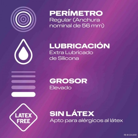 DUREX SIN LATEX REGULAR FIT 12 PRESERVATIVOS