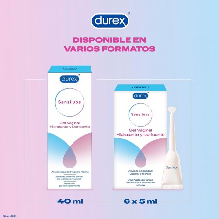 DUREX SENSILUBE GEL VAGINAL HIDRATANTE Y LUBRICANTE 40 ML