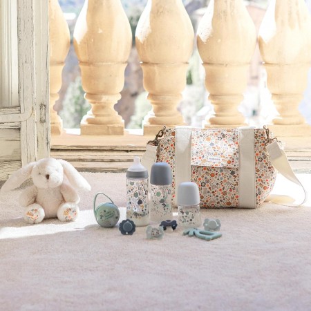 SUAVINEX SELECTION PORTACHUPETES DUO CON ASA FLEXIBLE PARA 2 CHUPETES +0 MESES