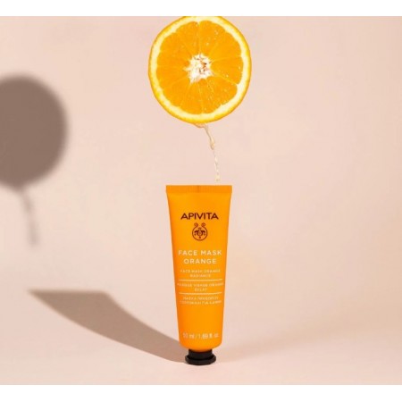 APIVITA COFRE NECESER BEE RADIANT CREMA RICA 50ML + REGALO MASCARILLA FACIAL ILUMINADORA ORANGE 50ML