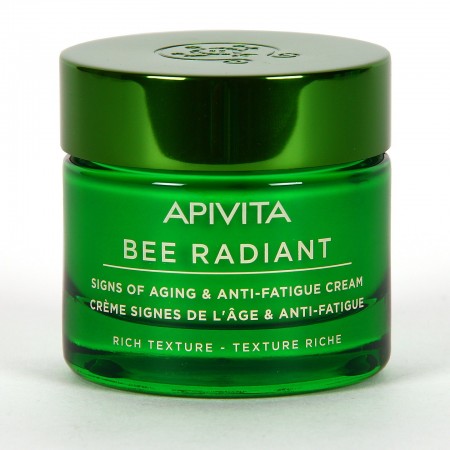 APIVITA COFRE NECESER BEE RADIANT CREMA RICA 50ML + REGALO MASCARILLA FACIAL ILUMINADORA ORANGE 50ML
