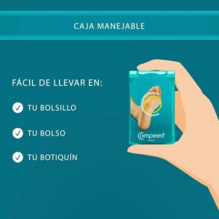 COMPEED DUREZAS Y CALLOSIDADES APOSITO HIDROCOLOIDE TALLA MEDIANA 6 APOSITOS