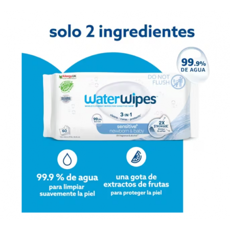 WATERWIPES BEBE 28 UNIDADES