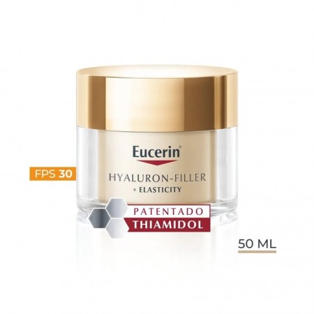 EUCERIN PACK ELASTICIDAD Y MANCHAS HYALURON FILLER CREMA DIA FPS30 50ML +  HYALURON CREMA NOCHE 50ML