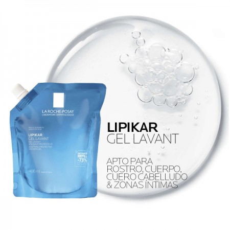 LA ROCHE POSAY LIPIKAR RECARGA GEL LAVANTE 400 ML