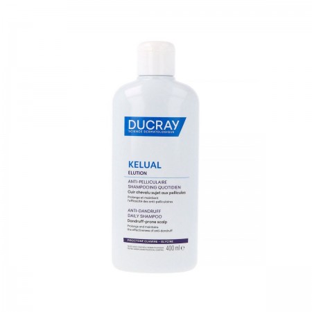 DUCRAY KELUAL ELUTION CHAMPU ANTICASPA DE USO DIARIO 400 ML