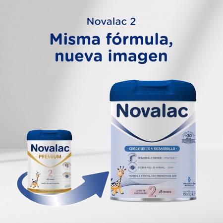 NOVALAC 2 LECHE DE CONTINUACION EN POLVO 800 G
