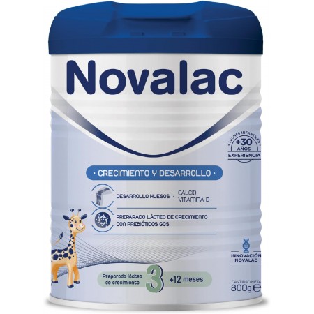 NOVALAC 3 LECHE DE CRECIMIENTO EN POLVO 800 G