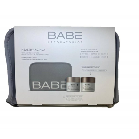 BABE NECESER HEALTHY AGING+ TRATAMIENTO: CREMA MULTIREPAIR NOCHE 50ML+ CREMA MULTIPROTECT SPF30 50ML