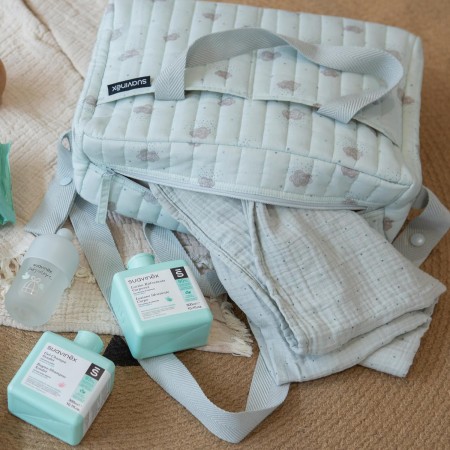 SUAVINEX BOLSO WELCOME BABY SET COLOR VERDE CLARO