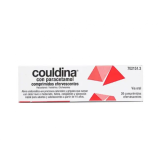 COULDINA CON PARACETAMOL 20 COMPRIMIDOS EFERVESCENTES