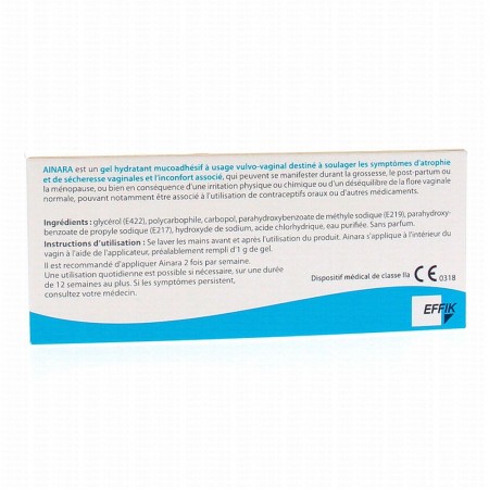 AINARA GEL HIDRATANTE VAGINAL 30 GRAMOS