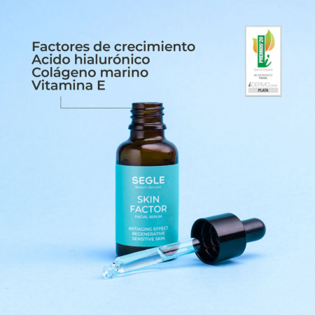 SEGLE COFRE ANTIAGING PIEL SENSIBLE: SERUM SKIN FACTOR 30ML + GEL CREMA SKIN FACTOR BARRIER 30ML