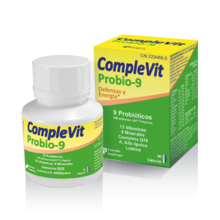 COMPLEVIT PROBIO-9 DEFENSAS Y ENERGIA 60 CAPSULAS