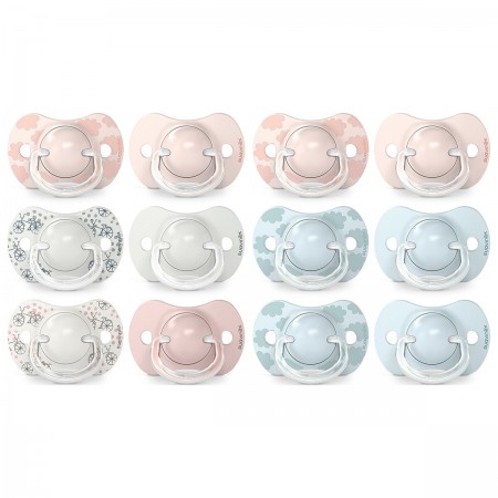 SUAVINEX CHUPETE SILICONA ANATOMICO CLASICO 6-18M 2 CHUPETES
