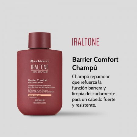 IRALTONE BARRIER COMFORT REPAIR CHAMPU CON NIACINAMIDA 250 ML