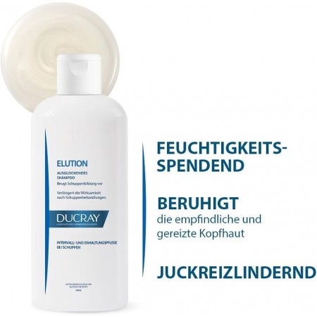 DUCRAY KELUAL ELUTION CHAMPU ANTICASPA DE USO DIARIO 400 ML
