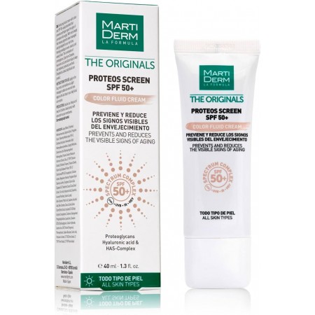 MARTIDERM PROTEOS SCREEN SPF50+ FLUID CREAM CON COLOR 40 ML