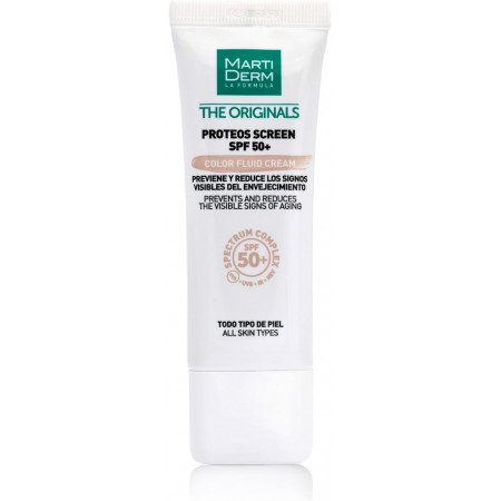 MARTIDERM PROTEOS SCREEN SPF50+ FLUID CREAM CON COLOR 40 ML